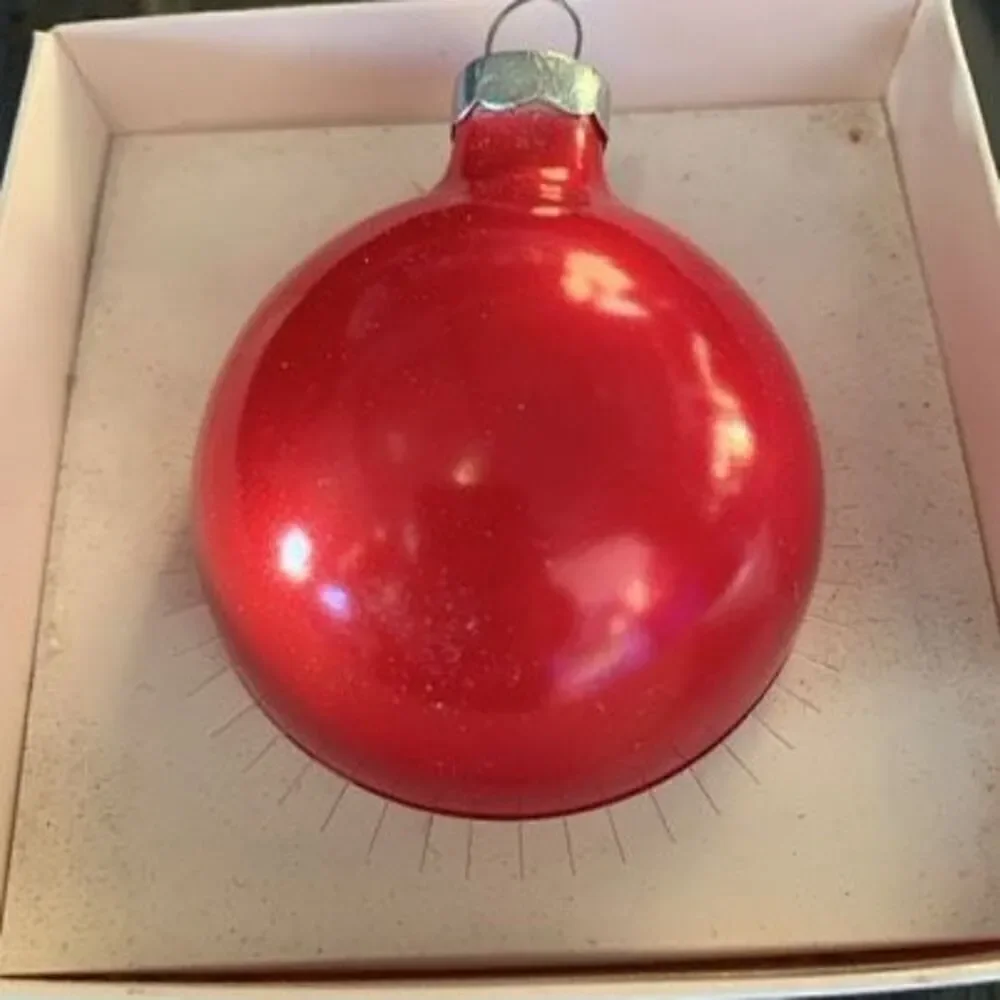 American Hotel Brookville Pennsylvania Glass Christmas Tree Bulb Howe House